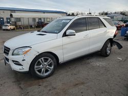 Mercedes-Benz ML 350 4matic salvage cars for sale: 2015 Mercedes-Benz ML 350 4matic