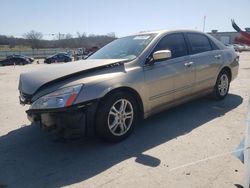 Salvage cars for sale at Lebanon, TN auction: 2006 Honda Accord EX