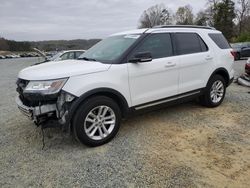 Vehiculos salvage en venta de Copart Concord, NC: 2017 Ford Explorer XLT