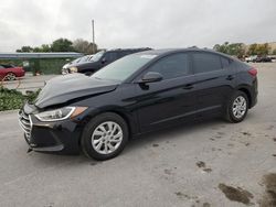 Salvage cars for sale at Orlando, FL auction: 2018 Hyundai Elantra SE