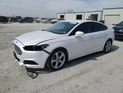 Salvage cars for sale from Copart Kansas City, KS: 2016 Ford Fusion SE