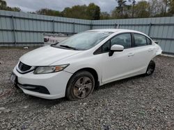 Salvage cars for sale from Copart Augusta, GA: 2014 Honda Civic LX