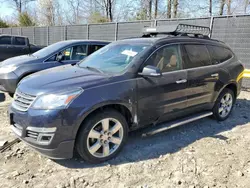 Salvage cars for sale from Copart Waldorf, MD: 2017 Chevrolet Traverse Premier