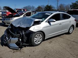 Salvage cars for sale at Moraine, OH auction: 2019 Hyundai Elantra SE