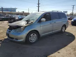 Salvage cars for sale at Colorado Springs, CO auction: 2007 Honda Odyssey EXL