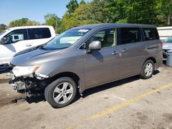 Nissan Quest S salvage cars for sale: 2015 Nissan Quest S