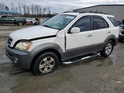 Salvage cars for sale at Spartanburg, SC auction: 2005 KIA Sorento EX