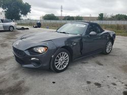 Salvage cars for sale at auction: 2017 Fiat 124 Spider Classica