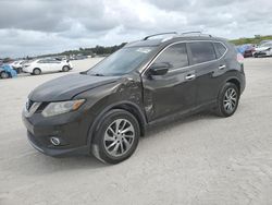 Salvage cars for sale from Copart West Palm Beach, FL: 2015 Nissan Rogue S