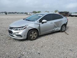 Salvage cars for sale at Houston, TX auction: 2017 Chevrolet Cruze LS