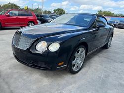 Bentley Continental salvage cars for sale: 2007 Bentley Continental GTC