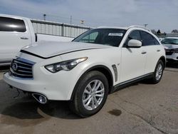 Salvage cars for sale at Dyer, IN auction: 2016 Infiniti QX70