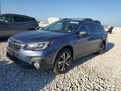 Salvage cars for sale at Temple, TX auction: 2018 Subaru Outback 2.5I Limited