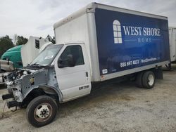 Salvage trucks for sale at Harleyville, SC auction: 2021 Ford Econoline E450 Super Duty Cutaway Van