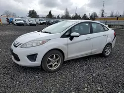 Salvage cars for sale at Portland, OR auction: 2012 Ford Fiesta SE