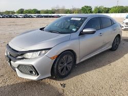 Salvage cars for sale at San Antonio, TX auction: 2018 Honda Civic EXL