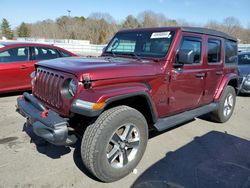 Vehiculos salvage en venta de Copart Assonet, MA: 2021 Jeep Wrangler Unlimited Sahara