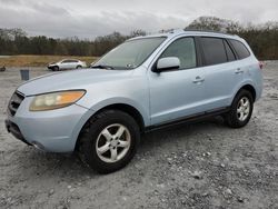 Salvage cars for sale at Cartersville, GA auction: 2007 Hyundai Santa FE GLS