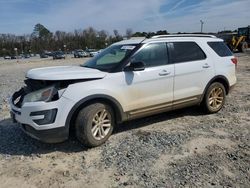 Salvage cars for sale at Tifton, GA auction: 2016 Ford Explorer XLT