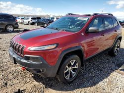 Jeep Cherokee salvage cars for sale: 2014 Jeep Cherokee Trailhawk