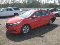 Chevrolet Cruze salvage cars for sale: 2017 Chevrolet Cruze LT