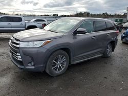 Salvage cars for sale from Copart Fredericksburg, VA: 2017 Toyota Highlander SE