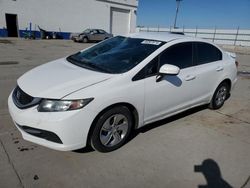 Salvage cars for sale from Copart Farr West, UT: 2015 Honda Civic LX