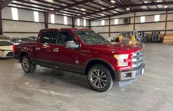 Vehiculos salvage en venta de Copart Houston, TX: 2017 Ford F150 Supercrew