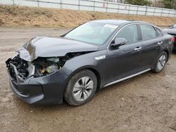 Salvage cars for sale at Davison, MI auction: 2017 KIA Optima Hybrid