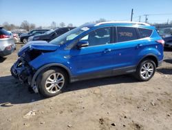 Salvage cars for sale from Copart Hillsborough, NJ: 2017 Ford Escape Titanium