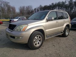 Salvage cars for sale from Copart Waldorf, MD: 2003 Lexus GX 470