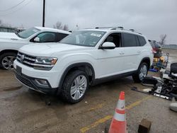 Salvage cars for sale from Copart Pekin, IL: 2019 Volkswagen Atlas SEL Premium