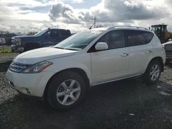 Salvage cars for sale from Copart Eugene, OR: 2007 Nissan Murano SL