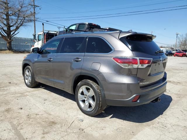 2016 Toyota Highlander Hybrid Limited