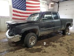 Salvage trucks for sale at Lyman, ME auction: 2004 Chevrolet Silverado K2500 Heavy Duty