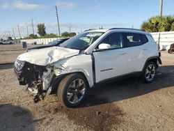 Salvage cars for sale at Miami, FL auction: 2019 Jeep Compass Limited