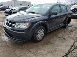 Salvage cars for sale at Chicago Heights, IL auction: 2014 Dodge Journey SE