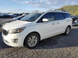 KIA Sedona LX salvage cars for sale: 2015 KIA Sedona LX