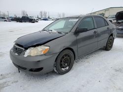 Salvage cars for sale from Copart Rocky View County, AB: 2005 Toyota Corolla CE