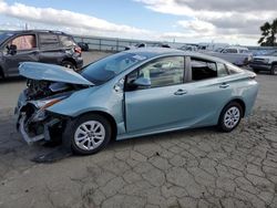 Salvage cars for sale from Copart Martinez, CA: 2017 Toyota Prius