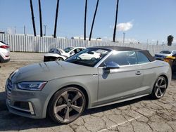 Salvage cars for sale from Copart Van Nuys, CA: 2019 Audi S5 Premium Plus