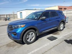 Salvage cars for sale at Anthony, TX auction: 2021 Ford Explorer XLT