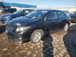 Salvage cars for sale from Copart Woodhaven, MI: 2010 Toyota Corolla Base