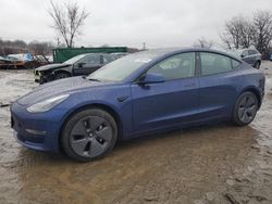 Tesla salvage cars for sale: 2022 Tesla Model 3