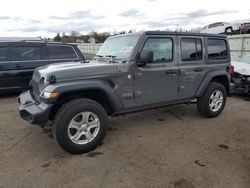 Salvage cars for sale at Pennsburg, PA auction: 2020 Jeep Wrangler Unlimited Sport