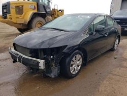 Salvage cars for sale from Copart Elgin, IL: 2012 Honda Civic LX