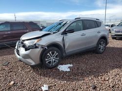 Toyota Rav4 salvage cars for sale: 2018 Toyota Rav4 LE