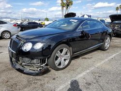 Salvage cars for sale at Van Nuys, CA auction: 2014 Bentley Continental GT V8