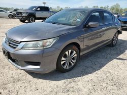 Salvage cars for sale at Houston, TX auction: 2014 Honda Accord LX