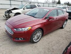 Salvage cars for sale at Lansing, MI auction: 2016 Ford Fusion SE